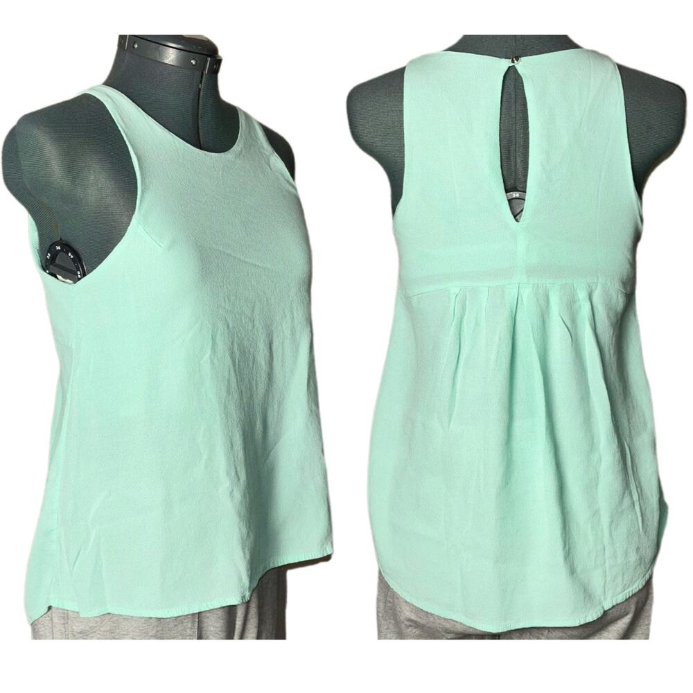 ASTR Flowy Tank Top High Low Hem Women's Size Small mint green